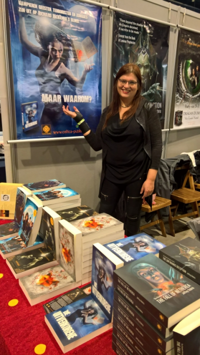 Schrijfster Cynthia Fridsma op Comic Con Utrecht